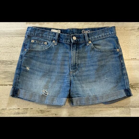 Gap High rise jean Shorts Sz 26 - Picture 4 of 6